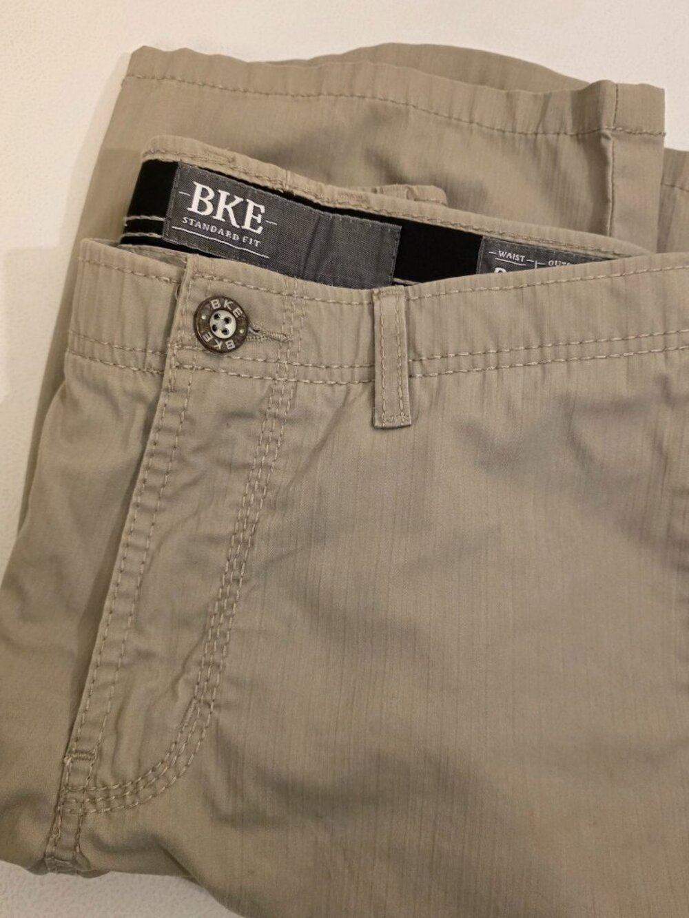 BKE Mercury Men's 29 Shorts Khaki Chino Standard Fit
